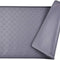 Dog Food Mat, Silicone Dog Cat Bowl Mat, Non Slip Pet Feeding Mat Waterproof Dog Placemat for Small Animals (18.5"X11.8", Grey Paw Pattern)